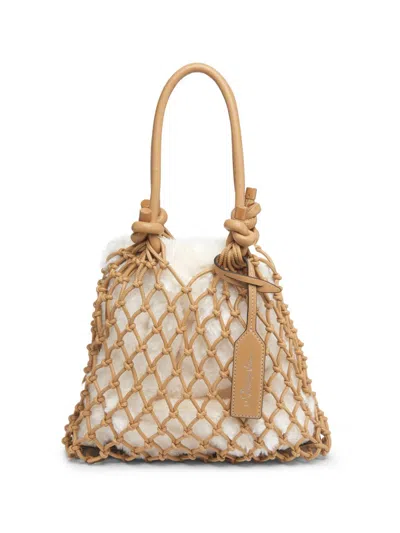 3.1 Phillip Lim Women's Faux Fur Macrame Mini Bag