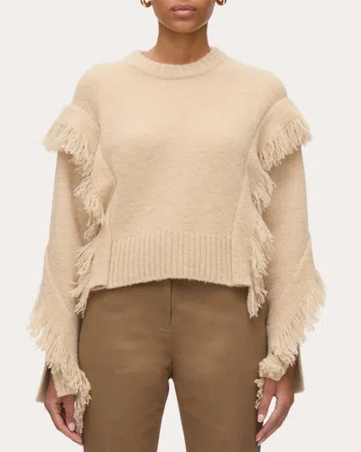3.1 Phillip Lim Women's Fringed Alpaca Wool Sweater In Neutrals