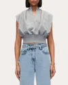 3.1 Phillip Lim V-neck Blouse In Grey