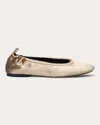 3.1 Phillip Lim Ballet Flat In Gold
