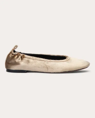 3.1 Phillip Lim Ballet Flat In Gold