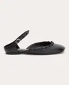 3.1 Phillip Lim Id Mary Jane Flat With Leather Craft In Black
