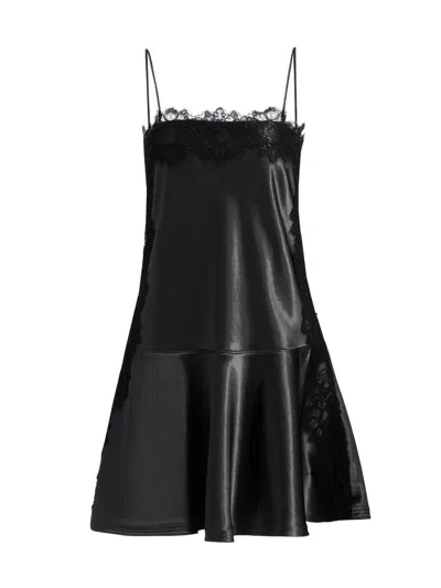 3.1 Phillip Lim Women's Lace-trim Cami Minidress In Gray