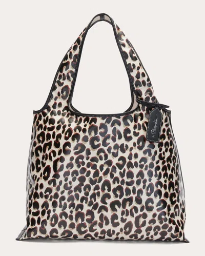 3.1 Phillip Lim Women's Leopard Coated Canvas Market Tote In Neutral