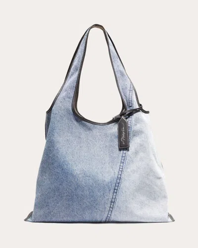 3.1 Phillip Lim Women's Market Patchwork Denim Shoulder Bag
