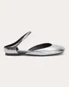 3.1 Phillip Lim Mary Jane Ballerina In Silver