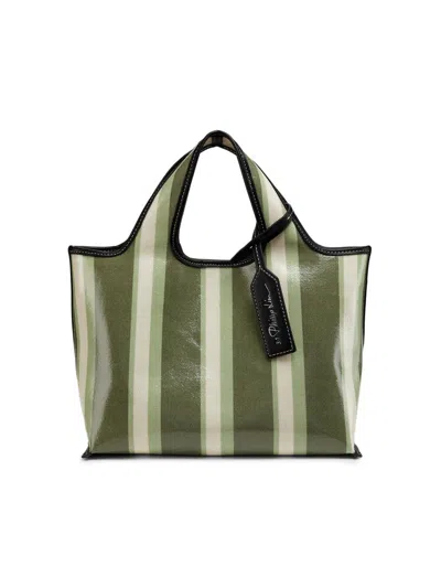 3.1 Phillip Lim Women's Mini Dual Striped Tote Bag In Multi