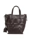 3.1 Phillip Lim Odita Woven Leather Bucket Bag In Chocolate