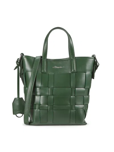 3.1 Phillip Lim Women's Odita Mini Leather Top Handle Bag In Green