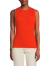 3.1 Phillip Lim Women's Pointelle Ribbed Tank Top In Navy Black