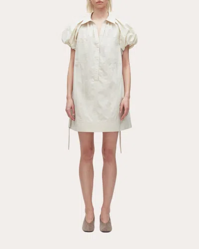3.1 Phillip Lim Women's Poplin Puff-sleeve Shirt Dress