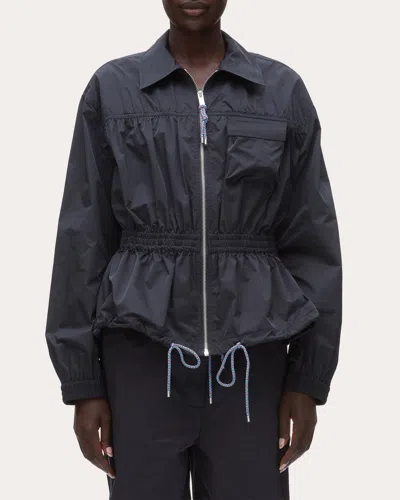 3.1 Phillip Lim Ripstop Elasticized Jacket In Blue