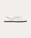 3.1 Phillip Lim Women's Rosette Eyelet Multi-strap Leather Sandal