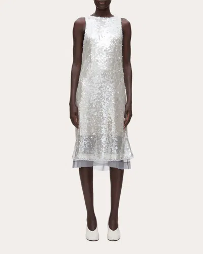 3.1 Phillip Lim Sequin-embellished Midi Dress In Gray