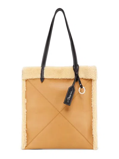 3.1 Phillip Lim Women's Slim Shearling-trimmed Leather Tote Bag