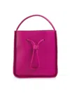 3.1 Phillip Lim Women's Small Soleil Leather Top Handle Bag In Bright Fuchsia