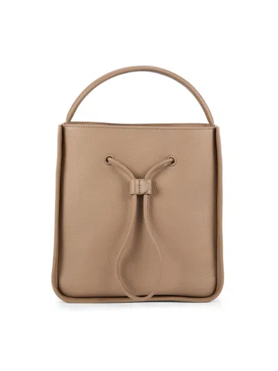 3.1 Phillip Lim Soleil Small Pebbled-leather Bucket Bag In Mushroom