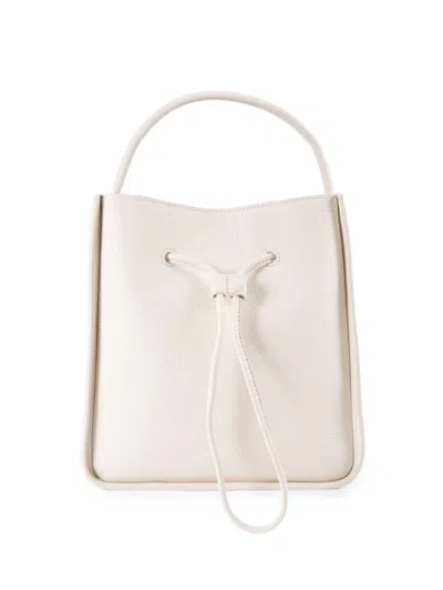 3.1 Phillip Lim Women's Small Soleil Leather Top Handle Bag In White