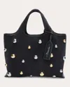 3.1 Phillip Lim Women's Studded Denim Mini Market Tote In Black