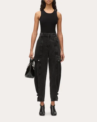 3.1 PHILLIP LIM WOMEN'S TAPERED CARGO JEANS