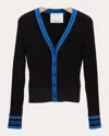 3.1 Phillip Lim Textured Rib Cardigan In Black