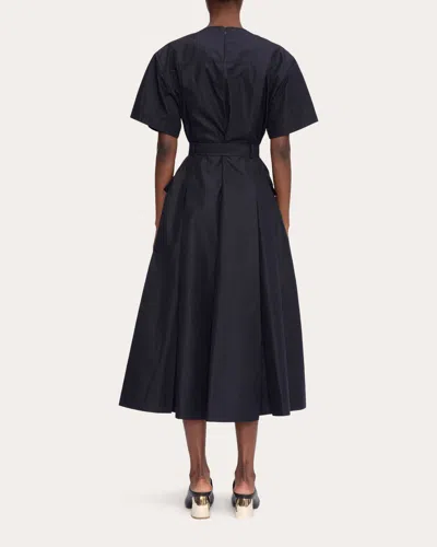 3.1 Phillip Lim Women's Belted Techno Poplin Midi Dress In Blue