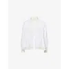 3.1 Phillip Lim Womens Flounce Hem Long-sleeve Cotton-silk Shirt White In White