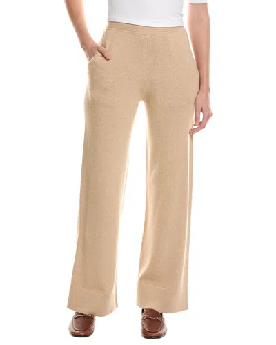 3.1 Phillip Lim Wool- & Cashmere-blend Wide Leg Pj Trouser In Neutral
