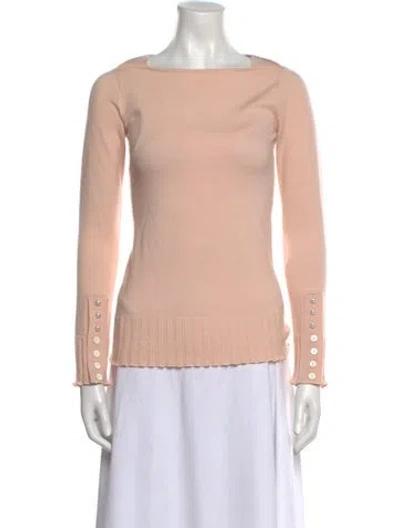 Pre-owned 3.1 Phillip Lim Wool Bateau Neckline Sweater In Pink