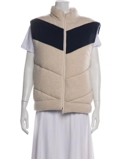 Pre-owned 3.1 Phillip Lim Wool Colorblock Pattern Vest In Neutrals