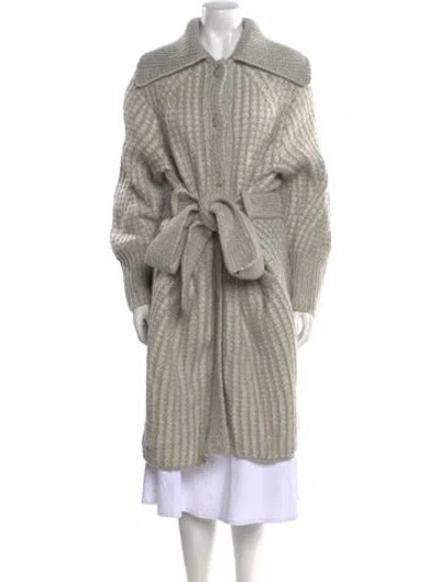 Pre-owned 3.1 Phillip Lim Wool Cowl Neck Sweater In Gray