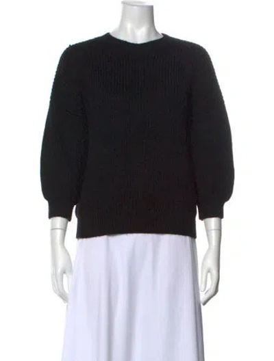 Pre-owned 3.1 Phillip Lim Wool Crew Neck Sweater In Black