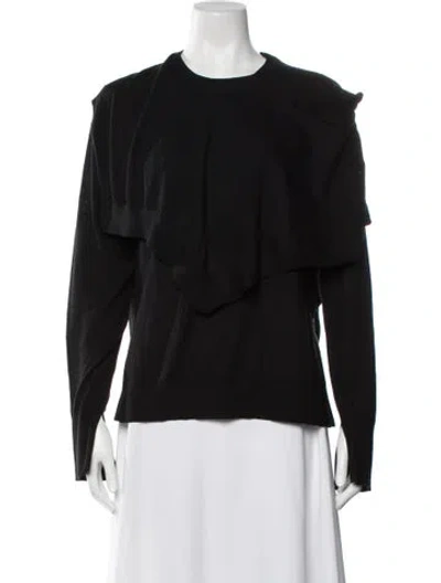 Pre-owned 3.1 Phillip Lim Wool Crew Neck Sweater In Black