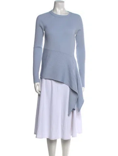 Pre-owned 3.1 Phillip Lim Wool Crew Neck Sweater In Blue