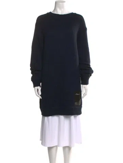 Pre-owned 3.1 Phillip Lim Wool Crew Neck Sweater In Blue