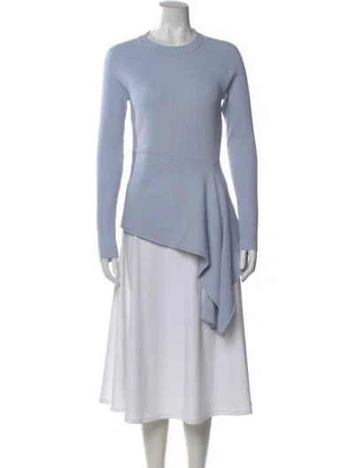 Pre-owned 3.1 Phillip Lim Wool Crew Neck Sweater In Blue
