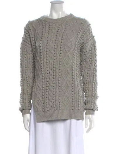 Pre-owned 3.1 Phillip Lim Wool Crew Neck Sweater In Gray