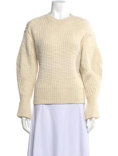 Pre-owned 3.1 Phillip Lim Wool Crew Neck Sweater In Neutral