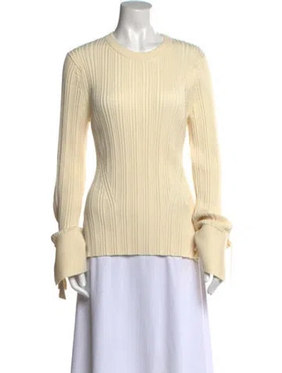 Pre-owned 3.1 Phillip Lim Wool Crew Neck Sweater In Neutral