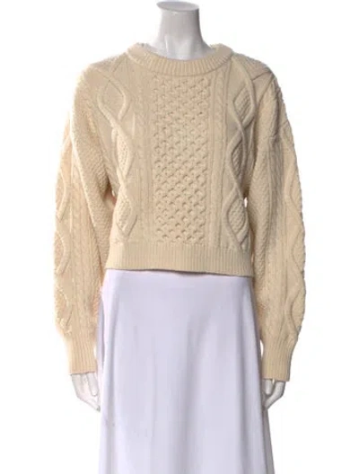 Pre-owned 3.1 Phillip Lim Wool Crew Neck Sweater In Neutral
