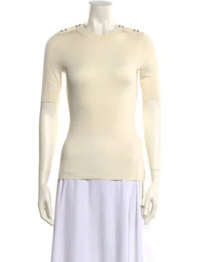Pre-owned 3.1 Phillip Lim Wool Crew Neck Sweater In Neutral