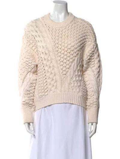 Pre-owned 3.1 Phillip Lim Wool Crew Neck Sweater In Neutral