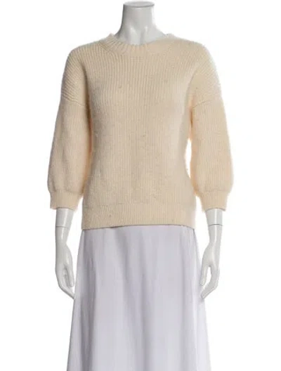 Pre-owned 3.1 Phillip Lim Wool Crew Neck Sweater In Neutral