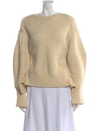 Pre-owned 3.1 Phillip Lim Wool Crew Neck Sweater In Neutral