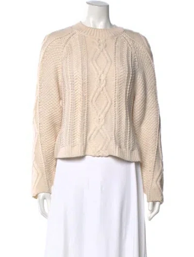 Pre-owned 3.1 Phillip Lim Wool Crew Neck Sweater In Neutral