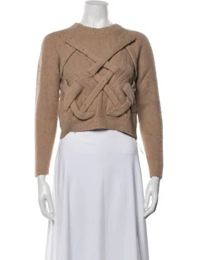 Pre-owned 3.1 Phillip Lim Wool Crew Neck Sweater In Neutral