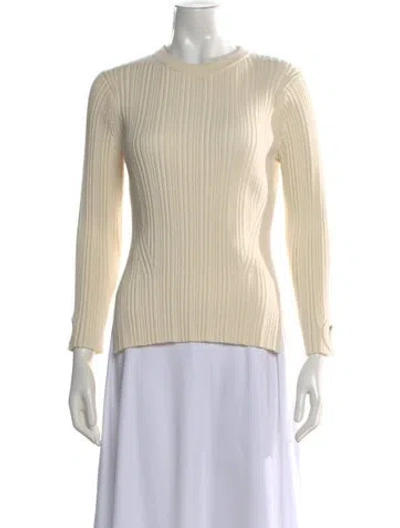 Pre-owned 3.1 Phillip Lim Wool Crew Neck Sweater In Neutral