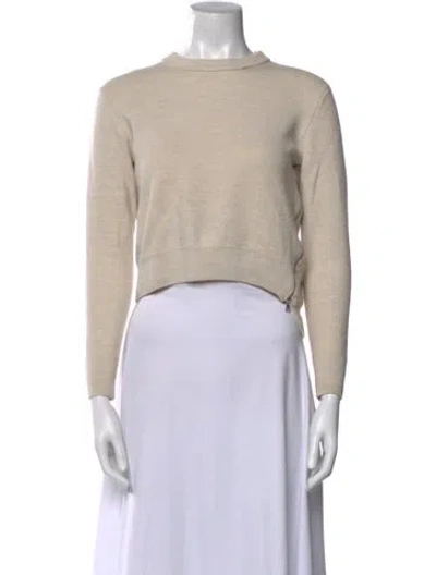 Pre-owned 3.1 Phillip Lim Wool Crew Neck Sweater In Neutral