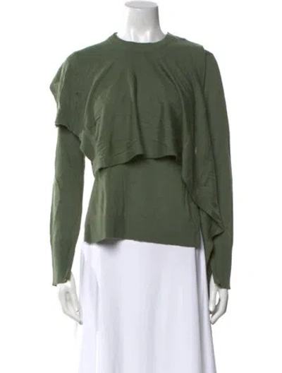 Pre-owned 3.1 Phillip Lim Wool Crew Neck Sweater W/ Tags In Green