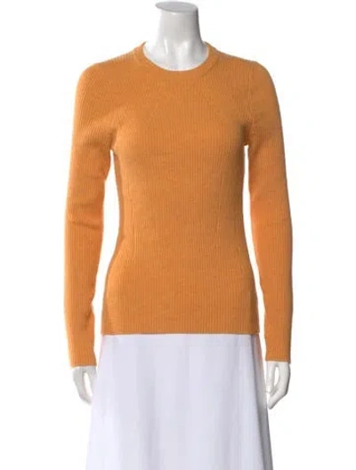 Pre-owned 3.1 Phillip Lim Wool Crew Neck Sweater W/ Tags In Orange